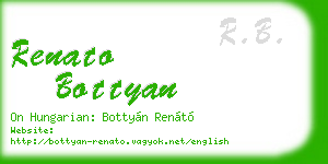 renato bottyan business card