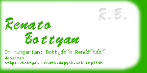 renato bottyan business card